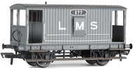 38-552B BACHMANN Midland 20T brake van in LMS grey - 277