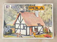 PO-516 POLA Timber framed and thatched cottage new kit in unopened box (kit)