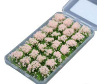 BMTS003 BMT Miniature pink flower clusters - pack of 28