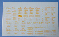 MM-4422 MODELMASTER Numbers for BR and ex Company horseboxes