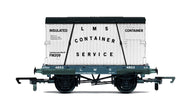 R60107 HORNBY LMS Conflat "A" with container "4853"
