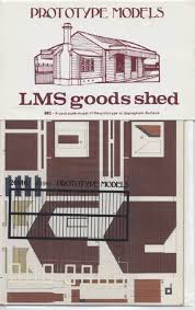 46M6 PROTOTYPE MODELS  LMS Goods Shed at Uppingham - card building kit - OO gauge