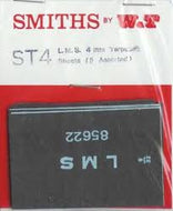 ST04 SMITHS (W&T) LMS Tarpaulin sheets pack of 5 assorted - OO Scale