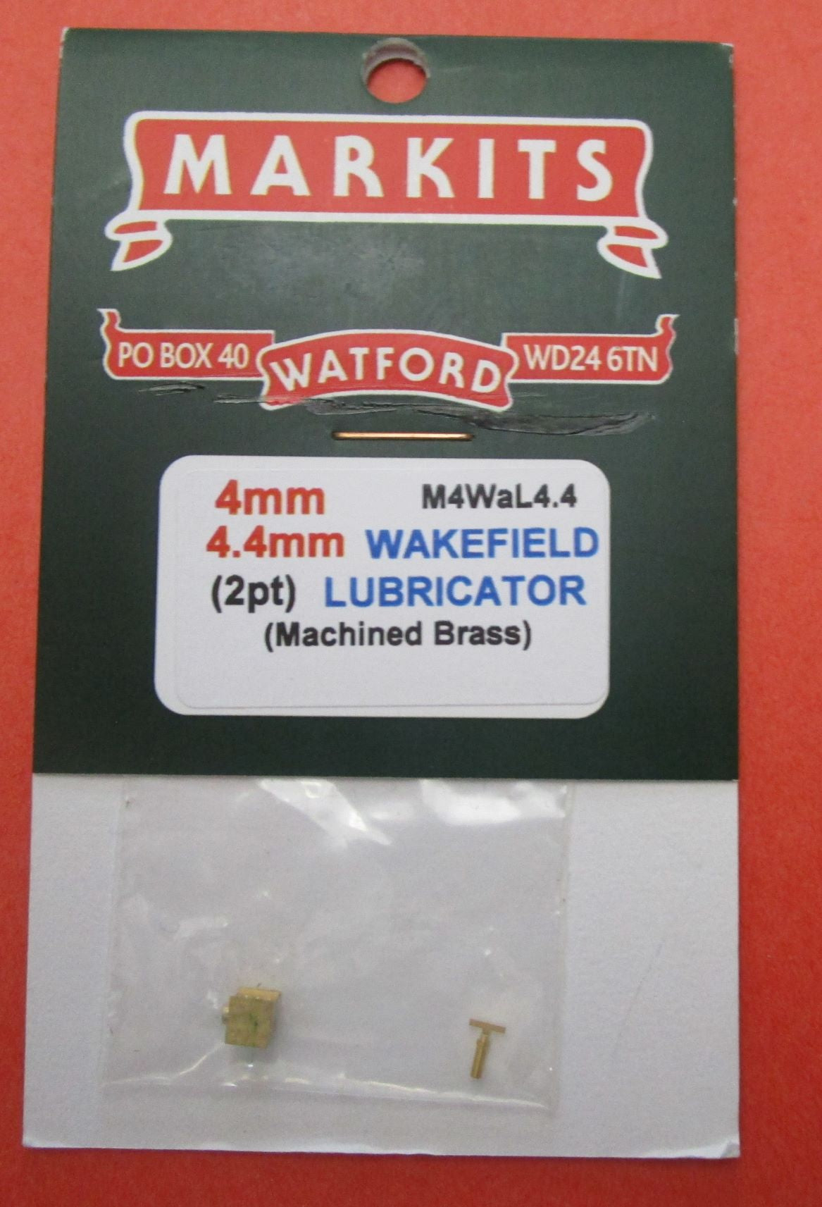 M4WAL4.4 MARKITS Wakefield Lubricator 6 Port 4.4mm 2 Part Machined Brass