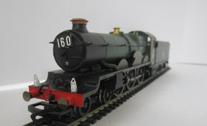 R2736 HORNBY Castle class 4-6-0 7013 "Bristol Castle" & Collett tender in BR late green - BOXED