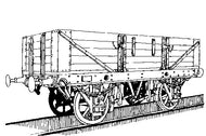 CC1005W COOPER CRAFT Dia. 04 Open A 5 Plank Wagon (1925+) wagon kit