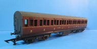 10601 GRAFAR Bogie Non-Corridor Suburban Composite 16385 in LMS Maroon -UNBOXED