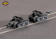 RAT-126 RATIO GWR Plate Wagon Frame Bogies Disc Wheels - OO Gauge