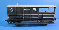 REP-13551 REPLICA 20 ton Brake van GWR grey "WORCESTER" 68759 - BOXED