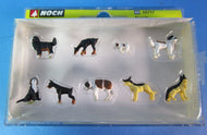 NOC-15717U NOCH Dogs ( colours may vary) - OO gauge - PRE-OWNED - BOXED