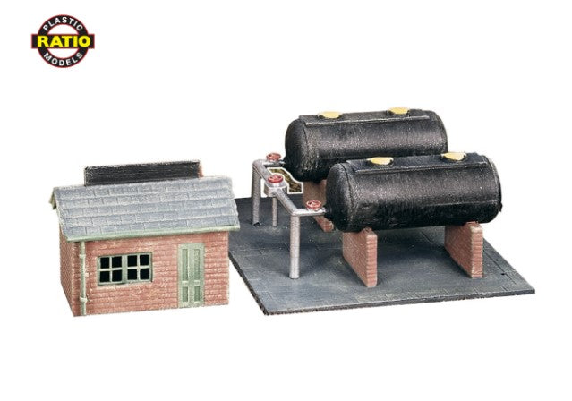 RAT-228 RATIO Oil Depot (N Gauge)