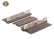 RAT-234 RATIO Level Crossing with Gates (N Gauge)