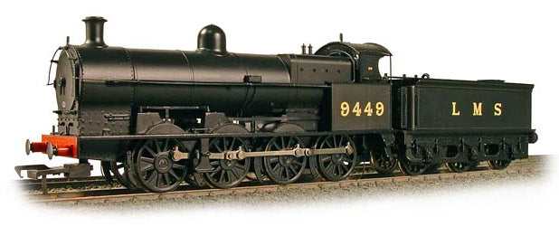 31-476 BACHMANN Class G2A Super D 0-8-0 9449 in LMS black, without tender back cab - BOXED