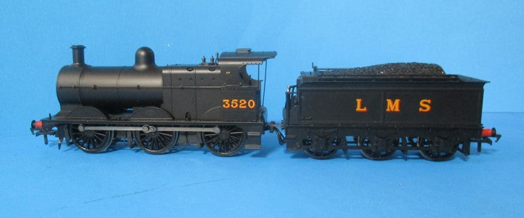 31-627B BACHMANN Class 3F 0-6-0 3520 in LMS black with Deeley tender - UNBOXED