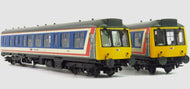 32-901 BACHMANN Class 108 2 car DMU in Network SouthEast livery 54271 and 51909 with working lights - BOXED