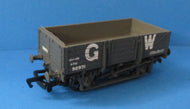 33-079 BACHMANN 5 plank china clay wagon without hood in GWR grey 92971 - BOXED