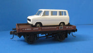 33-410-P02 BACHMANN 1 Plank Lowfit Wagon B450023 in BR Brown Livery - Kadee  - BOXED