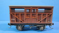 33-655B-K01 BACHMANN Cattle Wagon M143820 in BR Brown Livery - Weathered - KADEE - BOXED