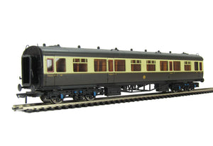 34-051A BACHMANN Collett 60ft 3rd corridor coach 1127 in GWR chocolate/cream with roundel. - BOXED