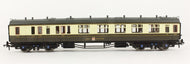34-075C BACHMANN  60' 3rd class Brake coach 6706 in GWR Hawksworth Style Chocolate and Cream - BOXED