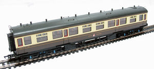 34-127 BACHMANN 60ft. Collett 1st & 3rd Class Brake Composite Coach "1656" in Great Western 'Hawksworth' Chocolate & Cream Livery - BOXED