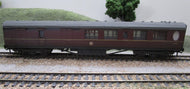 34-453A-TMC BACHMANN TThompson Brake Corridor second BSK / BTK - BR Maroon E1918E, TMC Weathered - BOXED