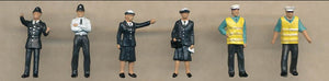 36-018 BACHMANN Police Officers and Traffic Wardensx 6 - OO Gauge
