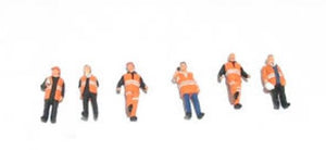 36-020 BACHMANN Lineside Permament Way Workers x 6 - OO Gauge