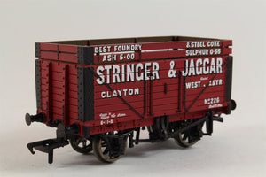 37-178 BACHMANN 7-plank wagon with coke rail "Stringer and Jagger" Clayton. - BOXED