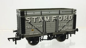 37-200 BACHMANN 8-plank wagon with coke rail "Stamford Gas & LIGHT" No. 101 - BOXED