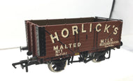 37-2016K BACHMANN 17 Plank wagon "HORLICK'S"  No. 1 - BOXED