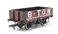 37-2019K BACHMANN 5-Plank Wagon - "8-TON GLOUCESTER RAILWAY"  - BOXED