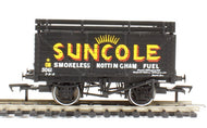 37-208 BACHMANN 8 plank wagon with coke rails 5061 in Suncole livery - UNBOXED