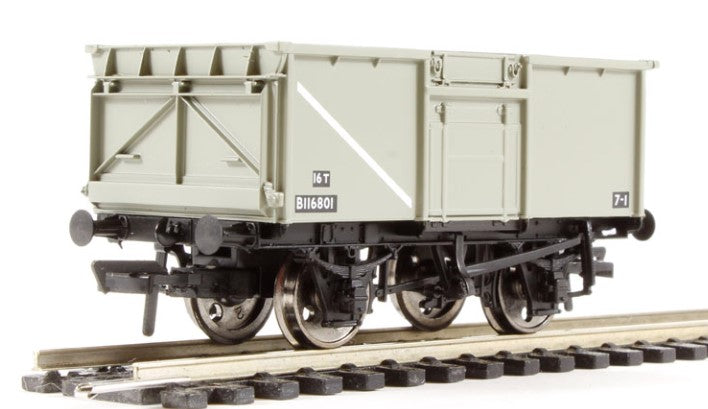 37-225 BACHMANN 16 Ton Steel Mineral Wagon BR Grey with Top Flap Doors - BOXED