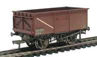 37-254 BACHMANN 16 Ton steel mineral wagon in BR BWeathered rowngrey without top flap doors - BOXED