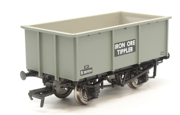 37-275 BACHMANN 27 Ton Steel Tippler Wagon Iron Ore BR Grey B381934 - BOXED