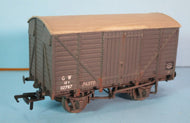 37-725A BACHMANN 12 Ton Double Vent Van 112787 in GWR Grey Livery, weathered - UNBOXED