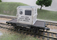 37-975A-K01 BACHMANN Conflat wagon with AF container GWR - KADEE - UNBOXED