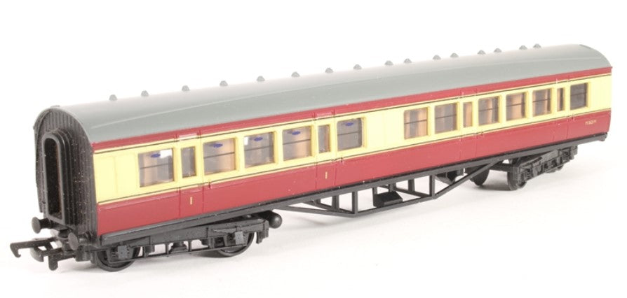 37111 MAINLINE BR (Ex LMS) 57ft Corridor composite coach crimsom/cream M3621 - BOXED