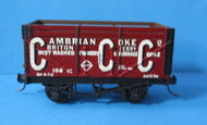 37178-K01 MAINLINE 7-plank open wagon with coke rails "CCC Cambrian Coke Co" 105 KADEE - BOXED