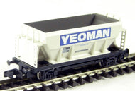 373-035 GRAHAM FARISH Bulk Aggregate Hopper PGA "YEOMAN" white livery PR14466 - BOXED N Gauge