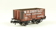 377-2011K GRAHAM FARISH 7 plank End Door Wagon, "WR DAVIES & Co" - BOXED N Gauge