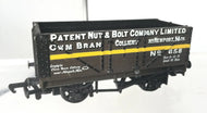 37406 MAINLINE 7 Plank Wagon "PATENT NUT & BOLT Co." No. 658 - BOXED
