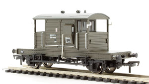 38-404A BACHMANN SR 25T Pill Box Brake Van ZTP DS56471 in BR departmental olive green - weathered - BOXED