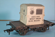 39-375A-P01 BACHMANN Conflat A 39326 Great Western Railway (Dark Grey), weathered  - UNBOXED