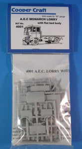CC4001 COOPER CRAFT AEC Monarch Lorry with Flatbed Body Kit