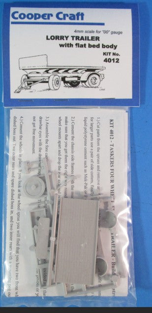 CC4012 COOPER CRAFT Lorry Trailer with Flat Body Kit