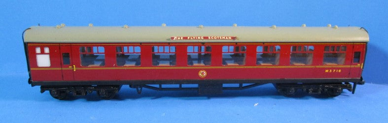 HD-4063 HORNBY DUBLO Super Detail BR Mk1 TSO Open 2nd M3716 Maroon - UNBOXED