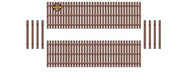 RAT-437 RATIO  Wooden Fencing Modern Style - OO Gauge