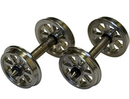 4A-003-001 DAPOL OO Gauge 8 Spoke Wagon Wheels 12.5mm diameter pack of 10 axle sets